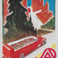 Dolomites, Italy Automobile Company, circa 1933. Unframed Vintage Travel Poster Vintage Travel Poster Design Reklama