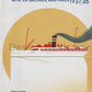 To Finland - Winter Sailings and Fares 1937/38 from the Finland Steamship Company Ltd. Framed Vintage Travel Poster Vintage Travel Poster Design Reklama
