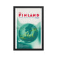 To Finland - Summer Sailings and Fares, 1939. From the Finland Steamship Company Ltd. Framed Vintage Travel Poster Vintage Travel Poster Design Reklama