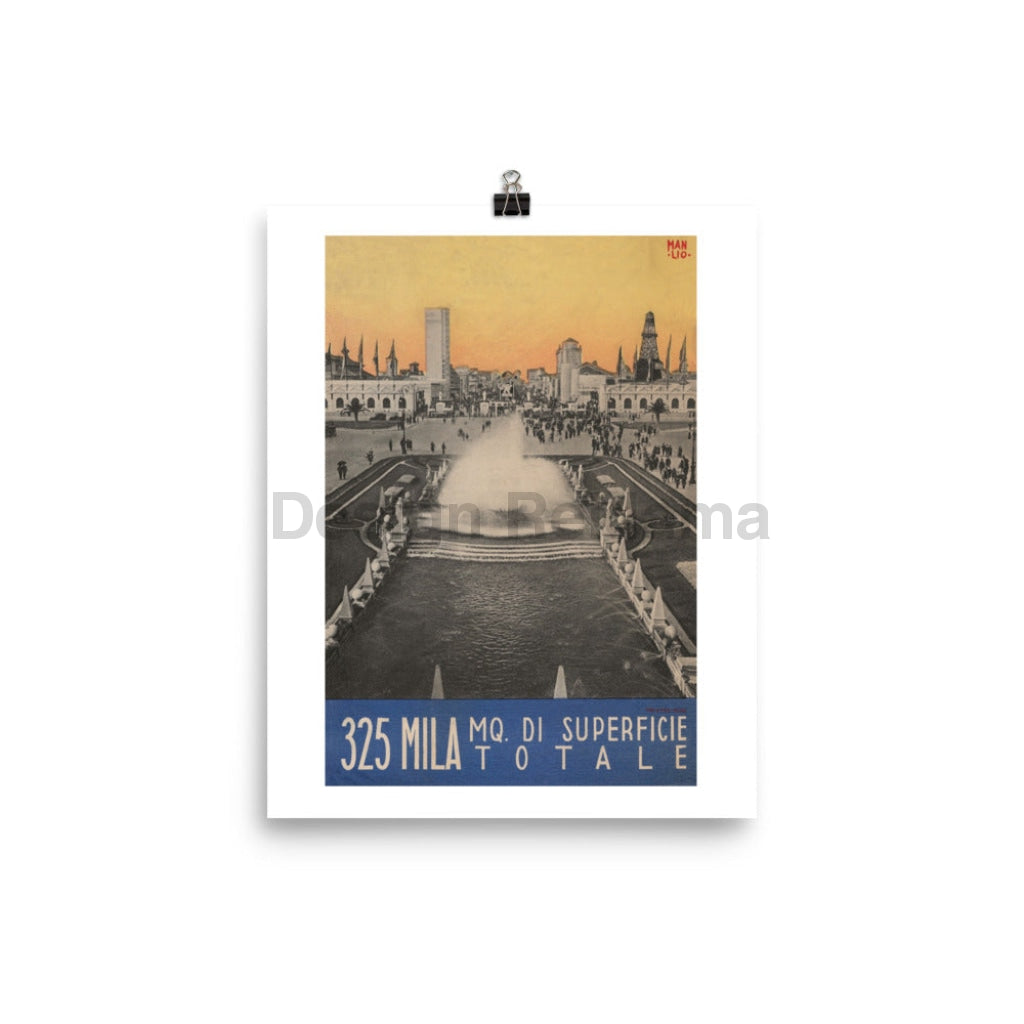17th Milan, Italy Fair April 1935 Version 2. Unframed Vintage Travel Poster Vintage Travel Poster Design Reklama