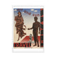 Art and Sun - Travel in Italy, 1936. Framed Vintage Travel Poster Vintage Travel Poster Design Reklama