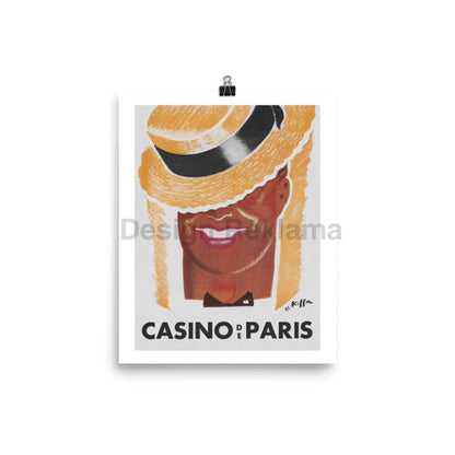 Casino Of Paris, France 1936. Unframed Vintage Travel Poster Vintage Travel Poster Design Reklama