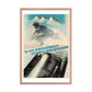 Germany, Winter Travel With The State Railway, 1937. Framed Vintage Travel Poster Vintage Travel Poster Design Reklama