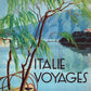 Italian Lakes - Travel in Italy, 1934. Unframed Vintage Travel Poster Vintage Travel Poster Design Reklama