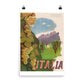 Italian Wine - Travel in Italy, 1937. Unframed Vintage Travel Poster Vintage Travel Poster Design Reklama