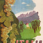 Italian Wine - Travel in Italy, 1937. Unframed Vintage Travel Poster Vintage Travel Poster Design Reklama