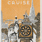 Malolo Second Around Pacific Cruise, 1930. Matson Navigation Company and American Express. Unframed Vintage Travel Poster. Vintage Travel Poster Design Reklama