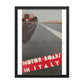 Motor-Roads in Italy Poster, 1933. Framed Vintage Travel Poster Vintage Travel Poster Design Reklama