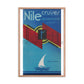 Nile Cruises Anglo American Nile Tourist Company, 1934. Framed Vintage Travel Poster Vintage Travel Poster Design Reklama