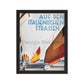 On the Italian Roads, 1933. Framed Vintage Travel Poster Vintage Travel Poster Design Reklama