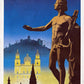 Salzburg, 1938. Unframed Vintage Travel Poster Vintage Travel Poster Design Reklama