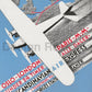 Scandinavian Air Express - Oslo - London - Paris - Malmo, 1932. Designed by Damsleth. Unframed Vintage Travel Poster Vintage Travel Poster Design Reklama