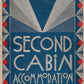 Second Class Accommodation Ile De France French Line, 1932. Framed Vintage Travel Poster. Vintage Travel Poster Design Reklama
