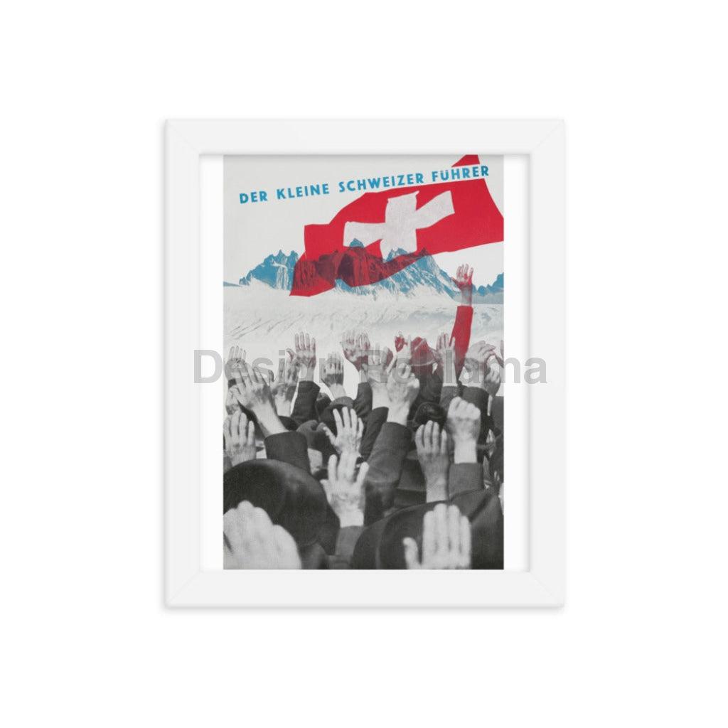 Short Guide For Switzerland, 1939. Designed by Herbert Matter. Framed Vintage Travel Poster Vintage Travel Poster Design Reklama
