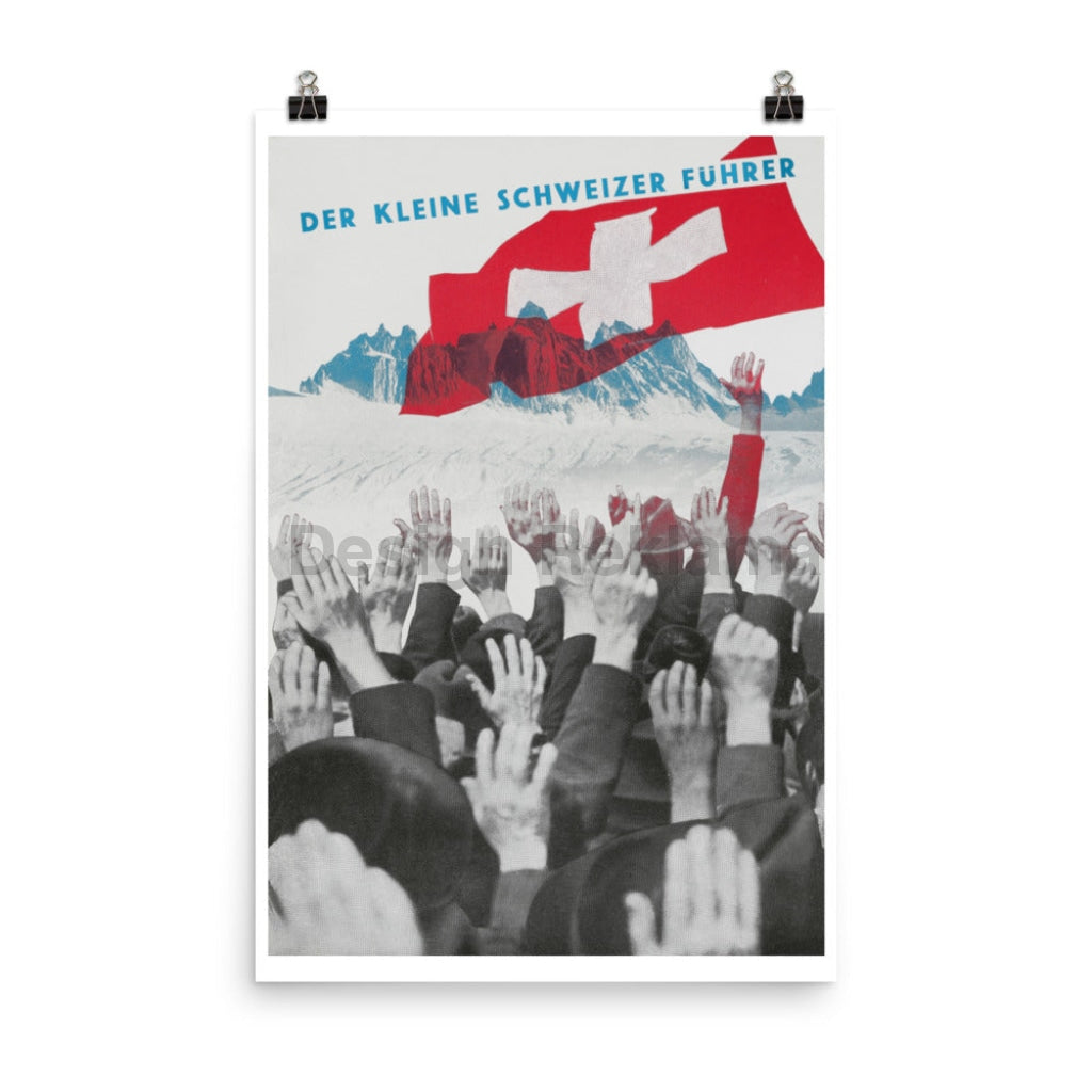 Short Guide For Switzerland, 1939. Designed by Herbert Matter. Unframed Vintage Travel Poster copy copy copy Vintage Travel Poster Design Reklama