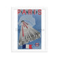 Travel by Paris Metro, 1937. Framed Vintage Travel Poster Vintage Travel Poster Design Reklama
