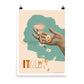 Travel in Italy, 1937. Unframed Vintage Travel Poster Vintage Travel Poster Design Reklama