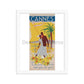Visit Cannes, France circa 1934. Framed Vintage Travel Poster Vintage Travel Poster Design Reklama