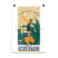 Year-Round Sun on the Cote D'Azur, France circa 1934. Unframed Vintage Travel Poster Vintage Travel Poster Design Reklama