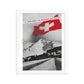 Across Switzerland by Auto, 1939. Designed by Herbert Matter. Framed Vintage Travel Poster Vintage Travel Poster Design Reklama