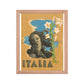 Italian Art - Travel in Italy, 1937. Framed Vintage Travel Poster Vintage Travel Poster Design Reklama
