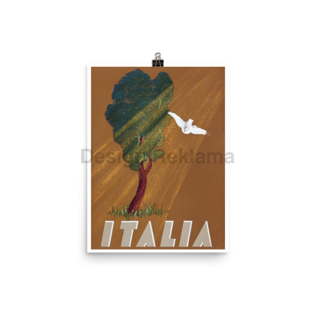 Italian Countryside - Travel in Italy, 1935. Unframed Vintage Travel Poster Vintage Travel Poster Design Reklama