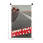Motor-Roads in Italy Poster, 1933. Unframed Vintage Travel Poster Vintage Travel Poster Design Reklama